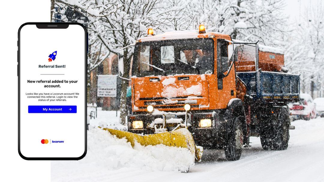 Snow removal referral programs