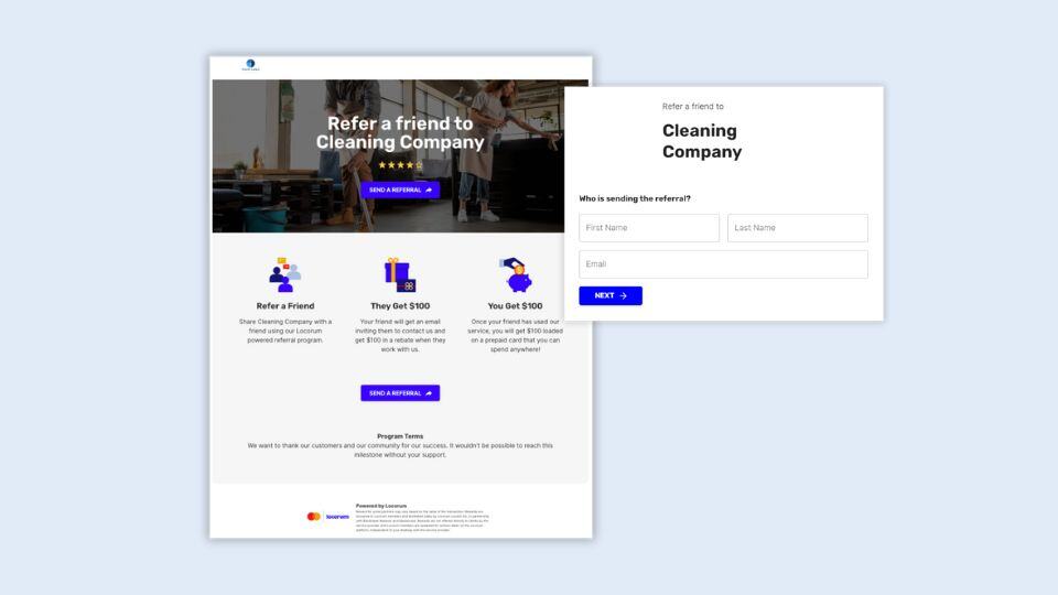 Cleaning referral pages