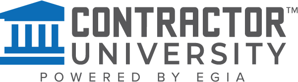 Contractor University by EGIA logo